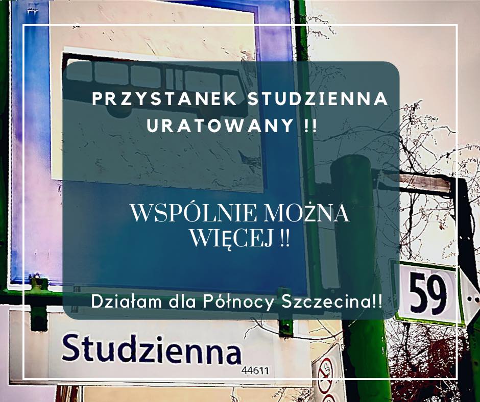 Uratowaliśmy wspólnie przystanek Studzienna!